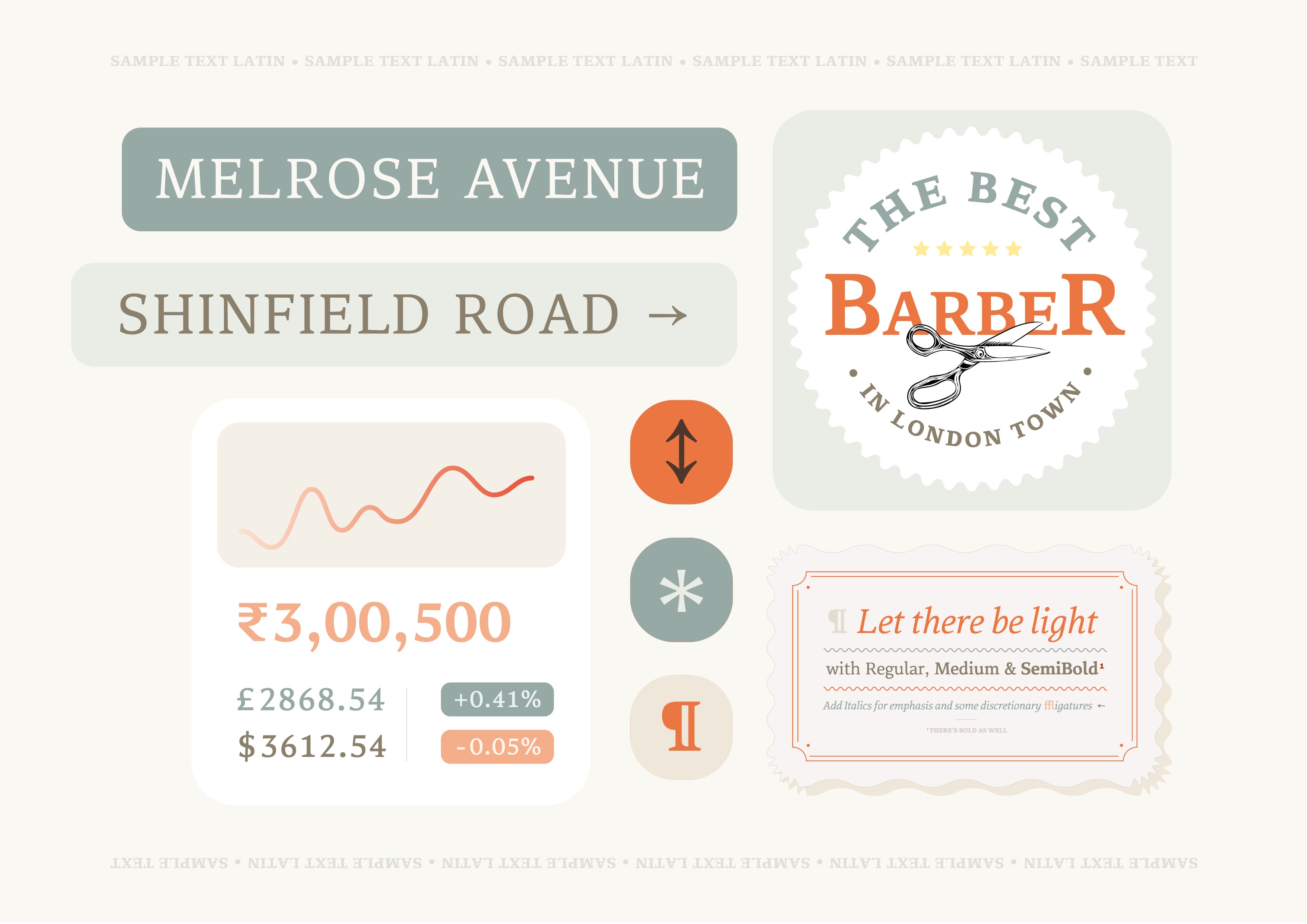 Elim text typeface - Image 4