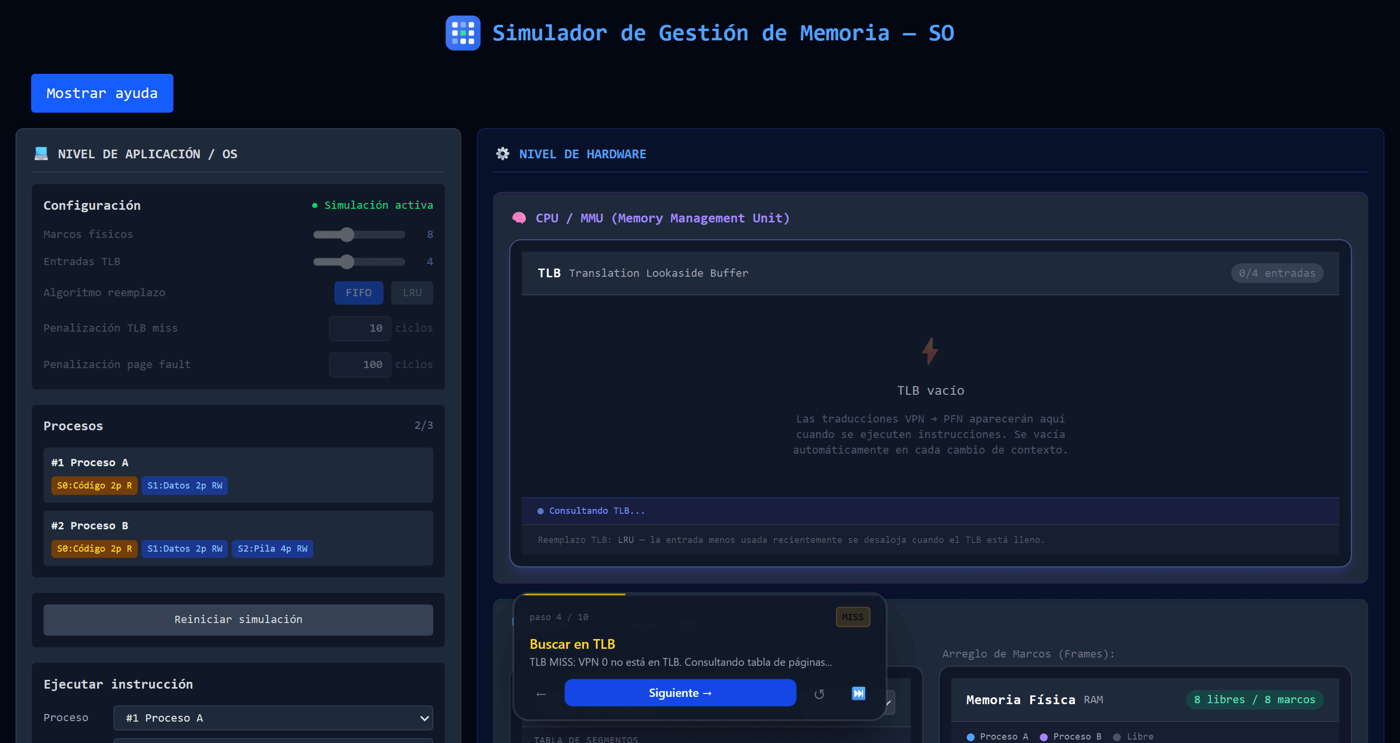Memory Management Simulator - Image 2