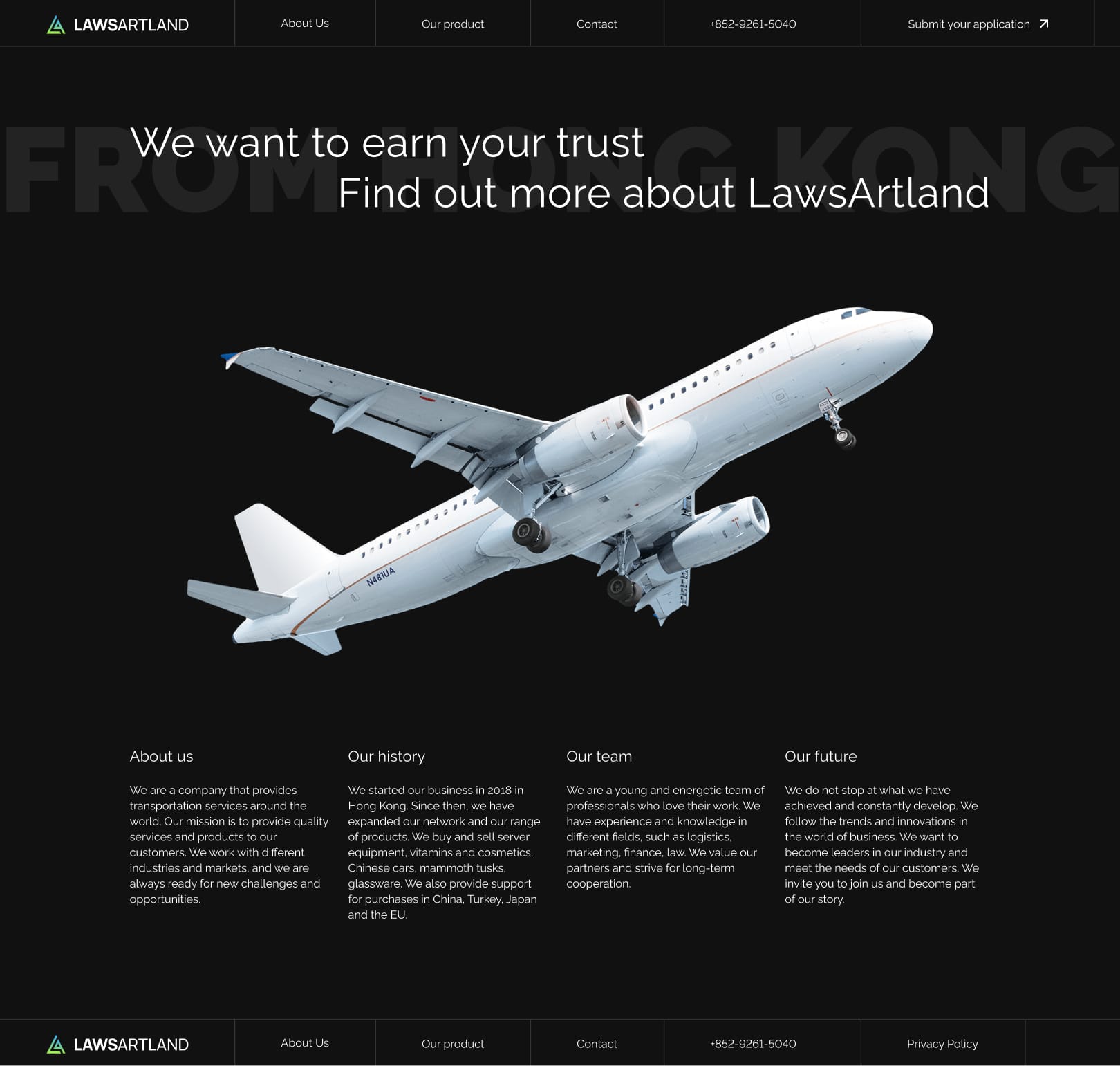 LawsArtland — international trading company website - Image 3
