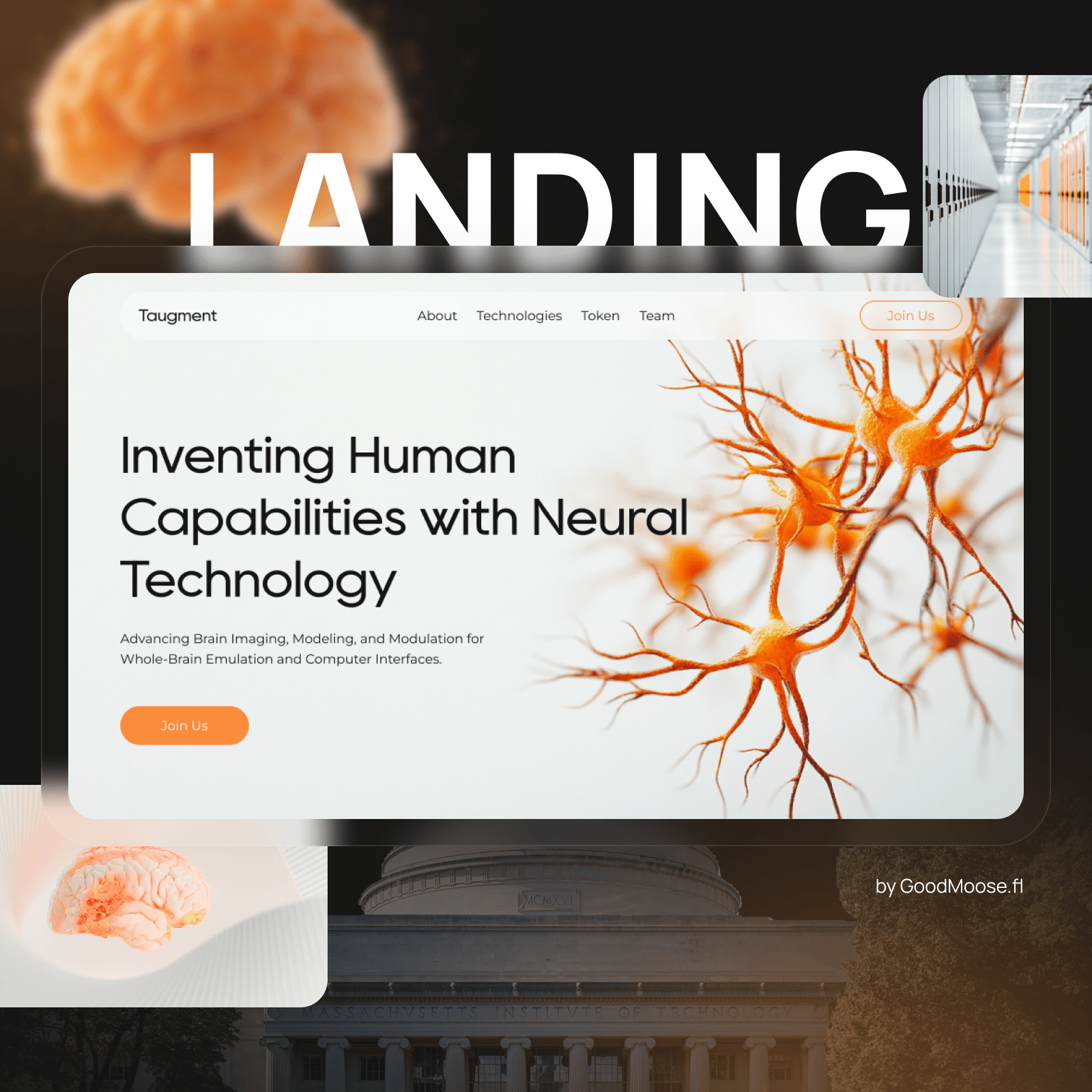 Taugment — AI/neurotech landing page - Image 1